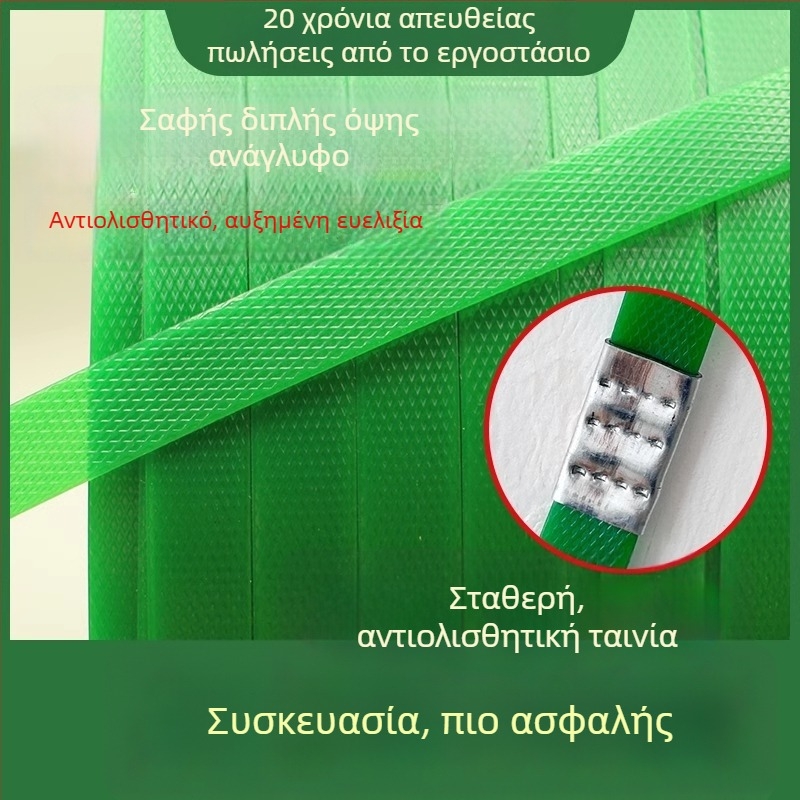 Ταινία στερέωσης από πλαστικό ατσάλι, PET ταινία συσφιξίματος, εξοπλισμός συσκευασίας 1608, μηχανή σφιξίματος