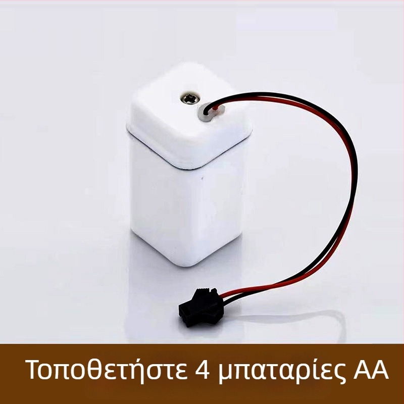 Θήκη μπαταριών αισθητήρα ουρητήρα, επαγωγικό 6V, 4 κυψέλες AA/AAA, έξυπνο αξεσουάρ