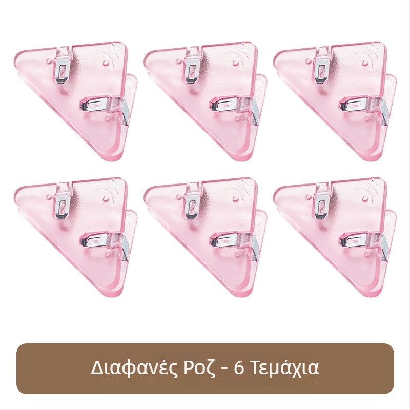 Πολυχρηστικό σετ κλιπ γραφείου για έγγραφα: γωνιακά κλιπ, τριγωνικά κλιπ και διαφανή κλιπ στερέωσης