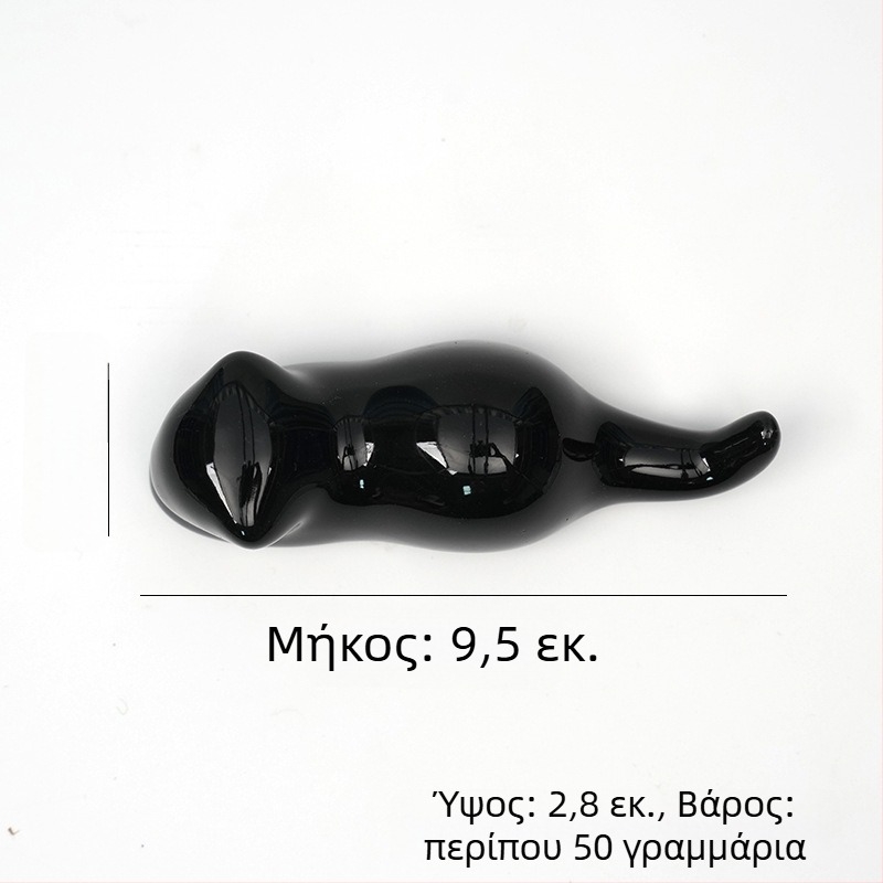 Κεραμικός πολυλειτουργικός κρατήρας στυλό με μοτίφ γατάκι, λαγουδάκι, φάλαινα και πουλί – διακοσμητικό γραφείου για καλλιγραφία