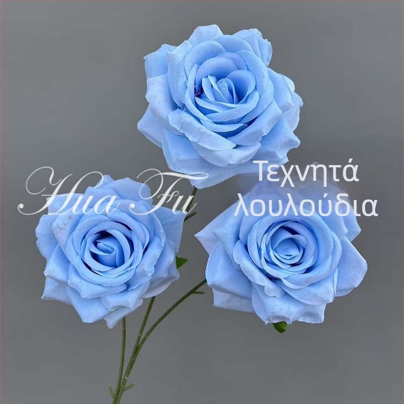 Τεχνητό ροζ τριαντάφυλλο με διαβαθμισμένο χρώμα και εμφάνιση πολύτιμου λίθου – διακόσμηση τοίχου για γάμο