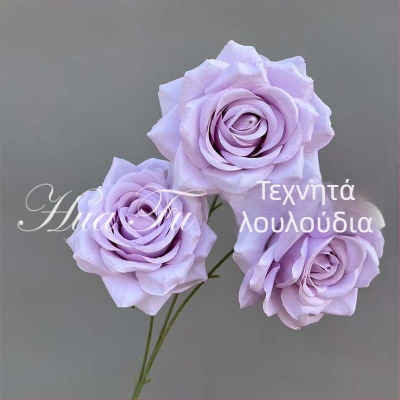 Τεχνητό ροζ τριαντάφυλλο με διαβαθμισμένο χρώμα και εμφάνιση πολύτιμου λίθου – διακόσμηση τοίχου για γάμο