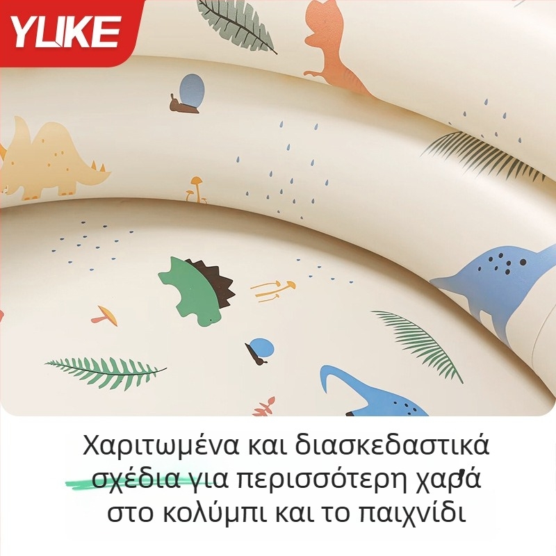 Φουσκωτή πισίνα για παιδιά οικιακής χρήσης, παχύτερη κατασκευή για μωρά και παιδιά, πισίνα για μπάνιο και παιχνίδια με νερό
