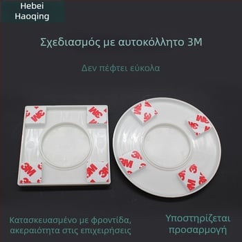 Διακοσμητικό κάλυμμα οπών τοίχου για διαχείριση καλωδίων, τετράγωνο κάλυμμα για τηλεόραση και κλιματισμό