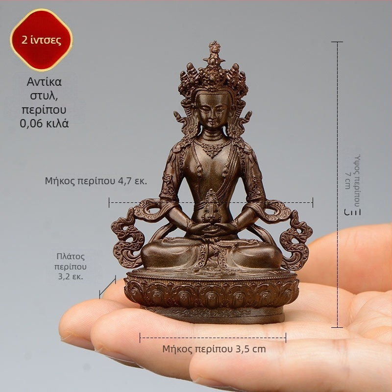Ολόχρυσα χαλκόειδη αγαλματάκια Padmasambhava, Bhaisajyaguru, Green Tara, Manjushri, Shakyamuni Buddha, Amitabha και Yellow Dzambhala για προσωπική χρήση