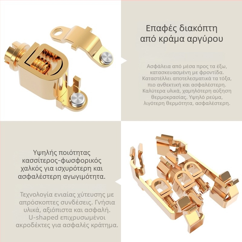 Ρετρό πλακέτα τοίχου διακόπτη τύπου 86, από κράμα ψευδαργύρου, φινίρισμα αντίκα χαλκός