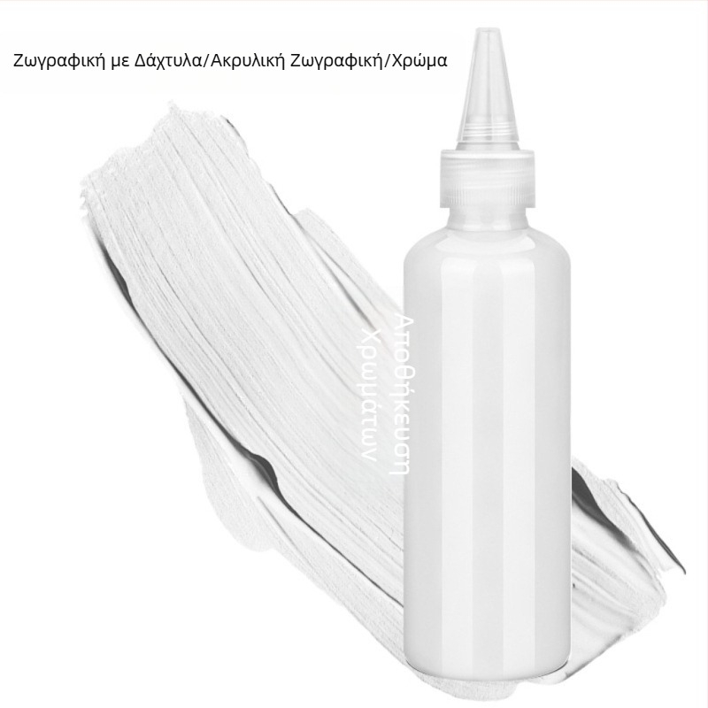 Παιδικό σετ μπογιών για δάχτυλα 100 ml, πλένονται εύκολα, γκουάς, ακουαρέλα και ακρυλικά χρώματα για ζωγραφική
