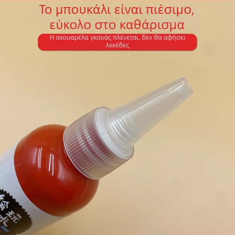 60 ml σετ γκουάς για παιδιά – πλενόμενο, δημιουργική ζωγραφική με δάχτυλα, DIY γκραφίτι