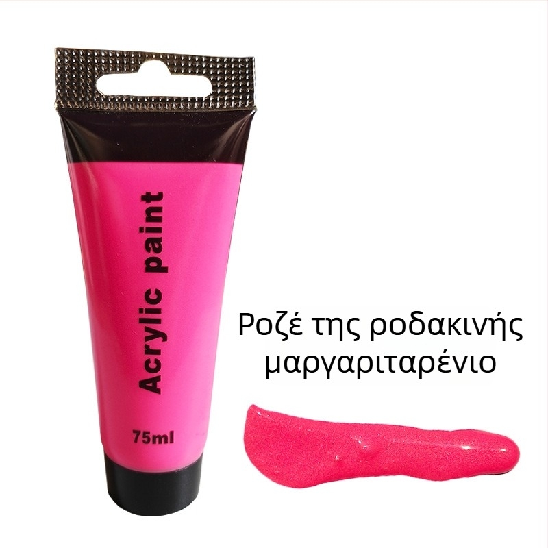 Σετ ακρυλικών χρωμάτων 24 χρωμάτων, σωληνάκια 75 ml για DIY γκραφίτι και ζωγραφική