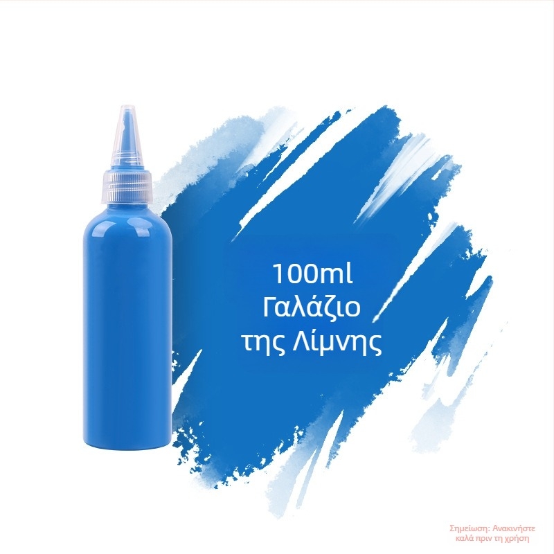 Σετ ακρυλικά χρώματα 100 ml για παιδιά – DIY ζωγραφική, νερομπογιές και γκουάς για γύψινη κούκλα