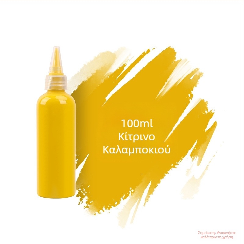 Σετ ακρυλικά χρώματα 100 ml για παιδιά – DIY ζωγραφική, νερομπογιές και γκουάς για γύψινη κούκλα