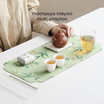 Πετσέτα τελετής τσαγιού σε κινεζικό στυλ Ζεν, απορροφητική και ανθεκτική στις λεκέδες, υφασμάτινο αξεσουάρ τελετής τσαγιού