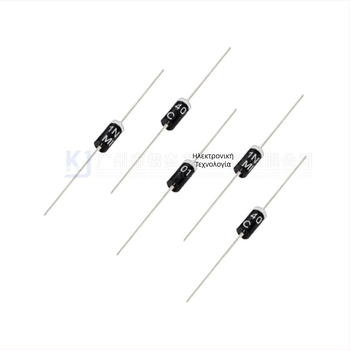 1N4001 διόδος εξομάλυνσης, 1 A, 50 V, DO-41, σε μαζική συσκευασία