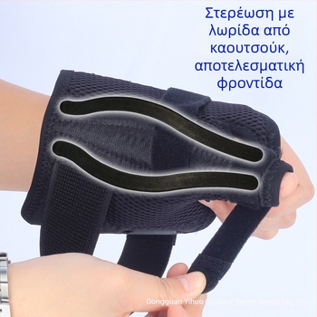 Αεριζόμενος νάρθηκας αντίχειρα και καρπού, προστασία τένοντα, για ενήλικες, unisex, κατάλληλος για μπάσκετ