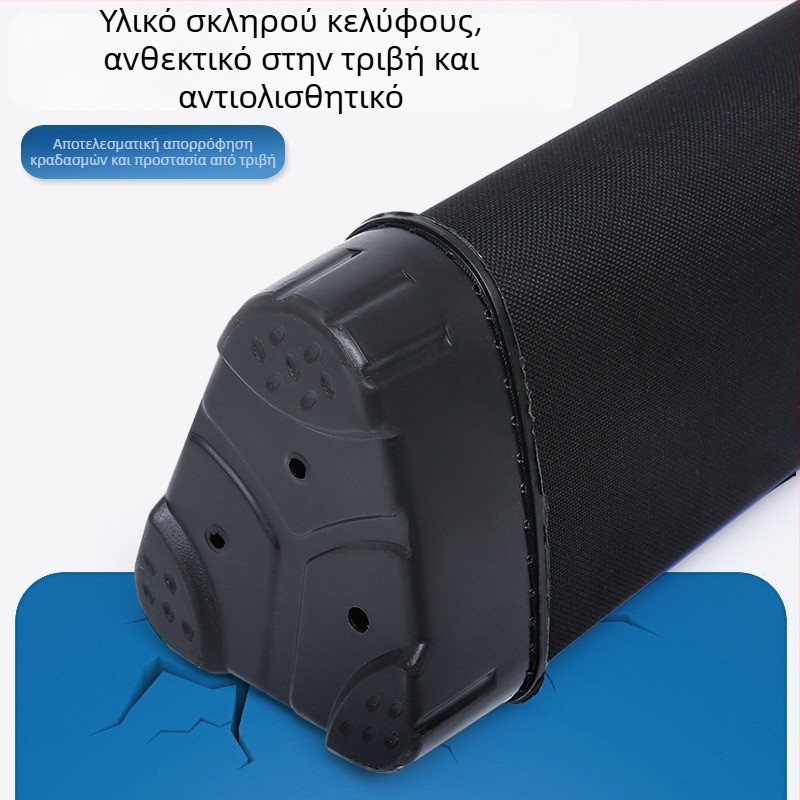 Θήκη καλαμιού ψαρέματος με σκληρό αδιάβροχο περίβλημα, μεγάλη χωρητικότητα, με ιμάντα ώμου και διασταυρούμενο τρόπο μεταφοράς για ποταμικό ψάρεμα