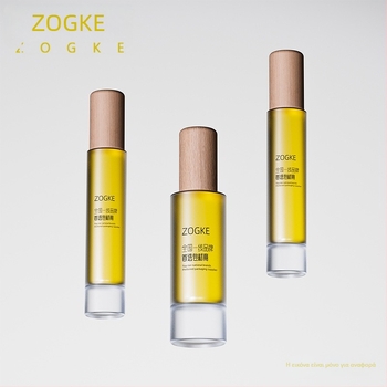 20 ml γυάλινο κυλινδρικό μπουκάλι σπρέι με παχύ πάτο για δοκιμαστικά αρώματα, φορητό μέγεθος ταξιδιού