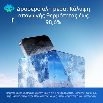 Κλιπ-ον ψύκτης κινητού με υδροψύξη για παιχνίδια και ζωντανή μετάδοση