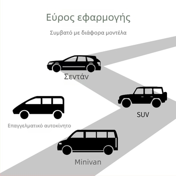 Mamba θήκη για καλάμια ψαρέματος αυτοκινήτου με επτά δαχτυλίδια — νάιλον ιμάντας στερέωσης