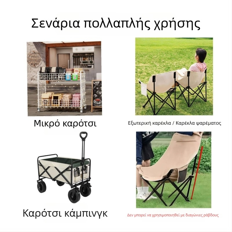 Ισχυρή και σταθερή κλιπ ομπρέλας εξωτερικού χώρου — καθολικός εξοπλισμός στερέωσης για καρότσια κατασκήνωσης, καρέκλες ψαρέματος, πάγκους αγοράς και μικρά καροτσάκια