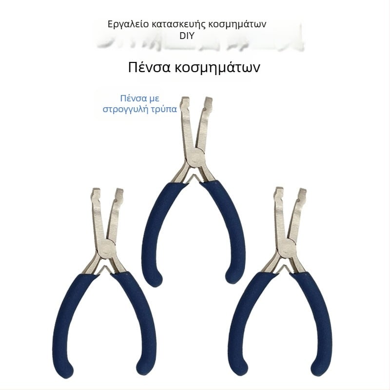 Λαβίδες σφιγκτήρα χαντριών για DIY κοσμήματα — εργαλείο για βραχιόλια και κολιέ