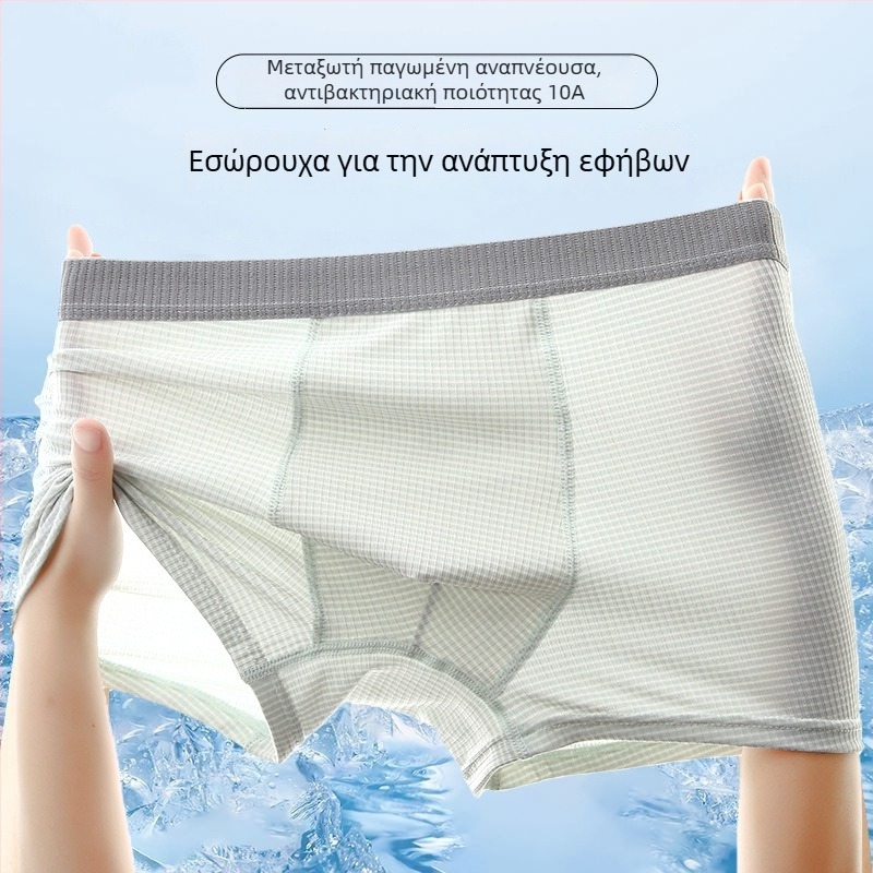 Lyocell εσώρουχα για εφήβους, διαπνέοντα ice silk, δροσιστικά και αντιβακτηριακά