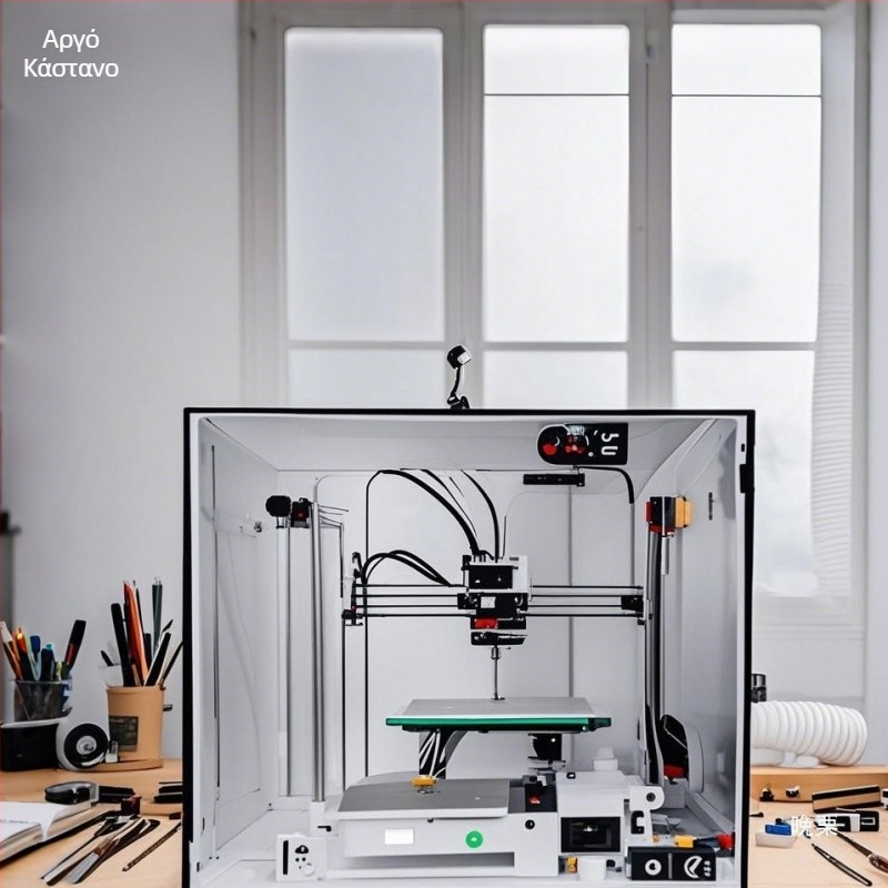 Tuozhu A1/3D Εκτυπωτής: Κάλυμμα Περιβλήματος Chuangxiang V3, Προστασία από Σκόνη με Θερμική Μόνωση, Αξεσουάρ Εξαγωγής Οσμών
