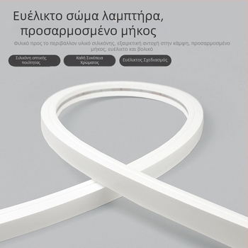 IP68 Σιλικονούχα LED λωρίδα νέον, 24V χαμηλής τάσης, αδιάβροχη RGB λωρίδα φωτισμού για πισίνες και υδάτινα στοιχεία