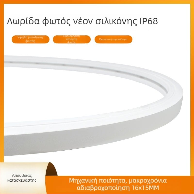 IP68 Σιλικονούχα LED λωρίδα νέον, 24V χαμηλής τάσης, αδιάβροχη RGB λωρίδα φωτισμού για πισίνες και υδάτινα στοιχεία