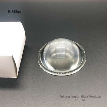LED δρόμου με γυάλινο φακό 64x23 мм, COB οπτικός φακός, borosilikat γυαλί 3.3, ρυθμιζόμενη δέσμη 60–120°