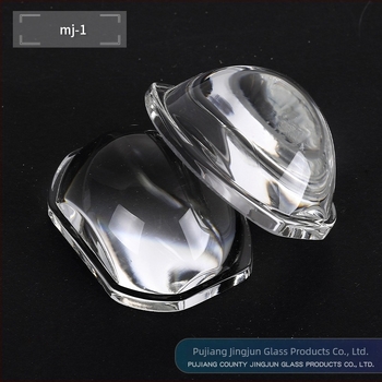 LED φως μοτοσικλέτας με γυάλινο φακό από borosilicate γυαλί, 47×36 mm