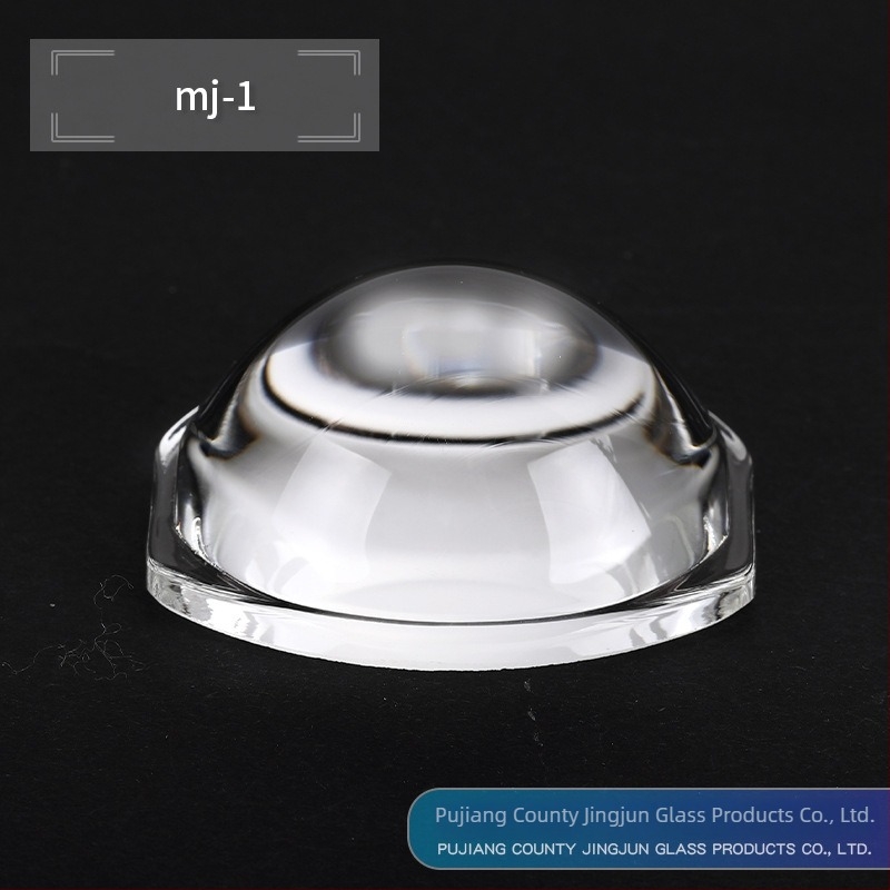 LED φως μοτοσικλέτας με γυάλινο φακό από borosilicate γυαλί, 47×36 mm