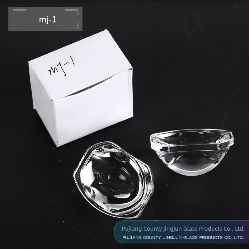 LED φως μοτοσικλέτας με γυάλινο φακό από borosilicate γυαλί, 47×36 mm