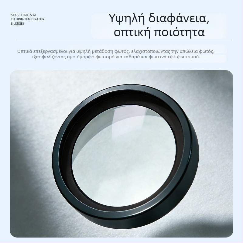 Επεξεργασία οπτικών φακών, διπλός κοίλος φακός, προβολέας σκηνής, φακοί για ταινίες και τηλεόραση