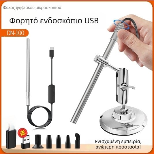 USB Type-C ηλεκτρονικό ενδοσκόπιο για υπολογιστές και κινητές συσκευές, 1000× μεγέθυνση, 2MP HD, μικρό βιομηχανικό ενδοσκόπιο