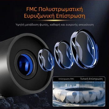 BIJIA 15-80 HD ζουμ μονόκυαλο τηλεσκόπιο με μεγάλο οφθαλμικό φακό, υψηλή ισχύς, εξωτερική χρήση, νυχτερινή όραση