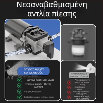 Ηλεκτρικός ψεκαστήρας πλάτης με επαναφορτιζόμενη μπαταρία λιθίου 21V, νέος μηχανισμός ανάμειξης και ψεκασμού, 20 L για απολύμανση και πρόληψη επιδημιών