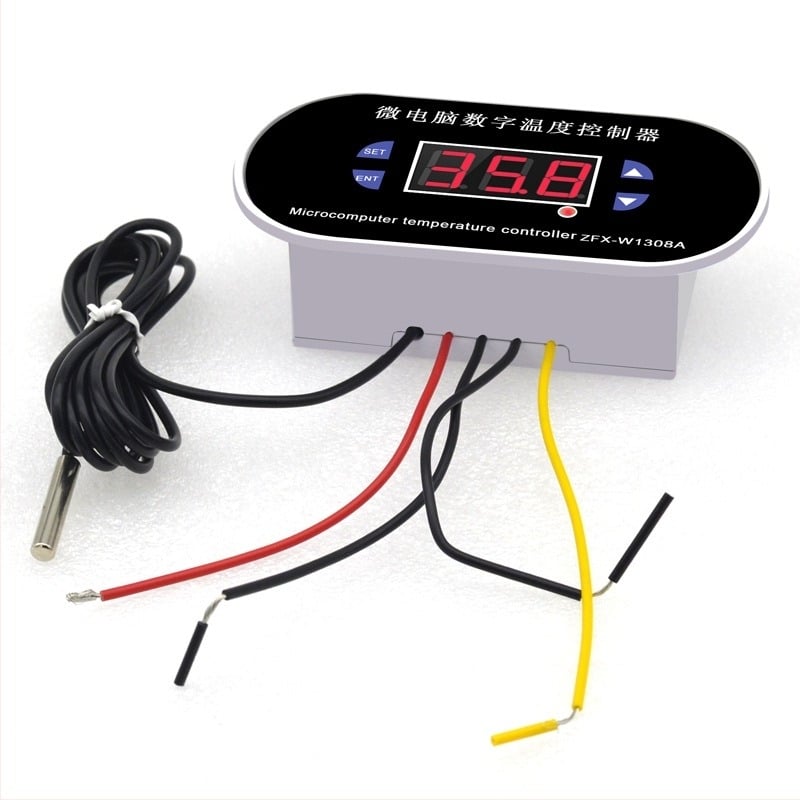 ZFX-W1308A θερμοστάτης, ψηφιακός ελεγκτής θερμοκρασίας, ηλεκτρονικός ελεγκτής θερμοκρασίας υψηλής ακρίβειας, ρυθμιζόμενος διακόπτης θερμοκρασίας
