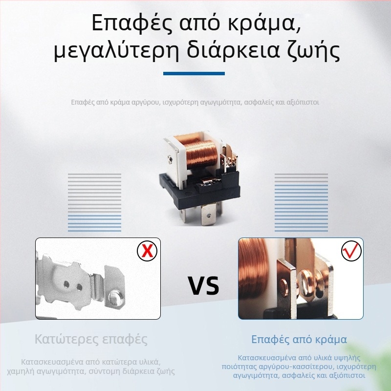 12V/24V αυτοκινητικό ρελέ με ασφάλεια 30A, μεταλλικό πίσω μέρος με 4 ή 5 ακίδες, συνδετήρας καλωδώσεων