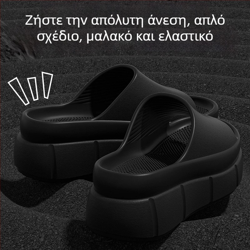 2025 Νέα μόδα EVA γυναικείες σανδάλια με μαλακή σόλα, ψηλό τακούνι, ευέλικτες και άνετες