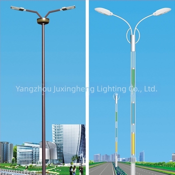 LED οδοφωτιστικό με διπλό βραχίονα για δημοτικό δρόμο, εξωτερικό, ύψος 8–12 μ., 30 W