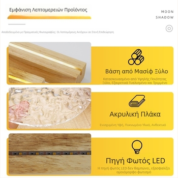 Νυχτερινό φως με ζωγραφιά λουλουδιού τουλίπας σε διαφανή ακρυλική πλάκα, DIY χειροποίητο, με εφέ κυμάτων νερού και graffiti