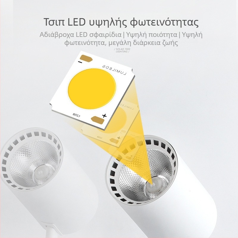 LED COB φωτιστικό γραμμής – επιφανειακά τοποθετούμενο φωτιστικό για καταστήματα, υπερ-έντονο οροφής φωτισμός για φόντο τοίχου