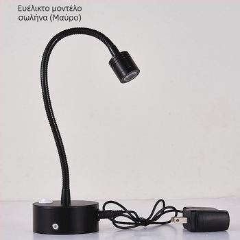 LED προβολέας με επαναφορτιζόμενη ευέλικτη κεφαλή για βιτρίνες με κοσμήματα, ασύρματο φωτισμό επίδειξης, 1W/3W, συμπαγές φωτιστικό για μπαρ
