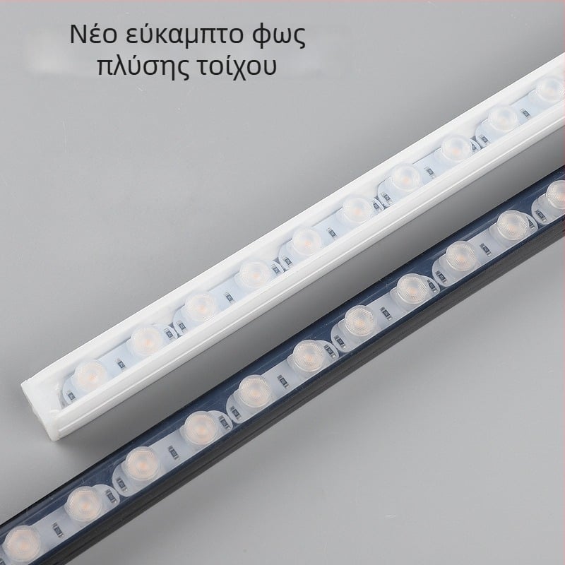 IP65 εξωτερική αδιάβροχη σιλικόνη ευέλικτη γραμμική LED ταινία, 24V, 48×2835 LED, CRI 90, δέσμη 30°, φωτισμός τοίχου φόντου