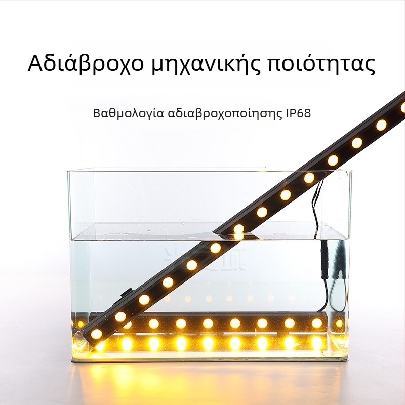 IP68 αδιάβροχο φωτιστικό τύπου wall washer για εξωτερικό φωτισμό, RGB φωτισμός προσόψεως, υποβρύχια LED λωρίδα, μήκος 1000 mm