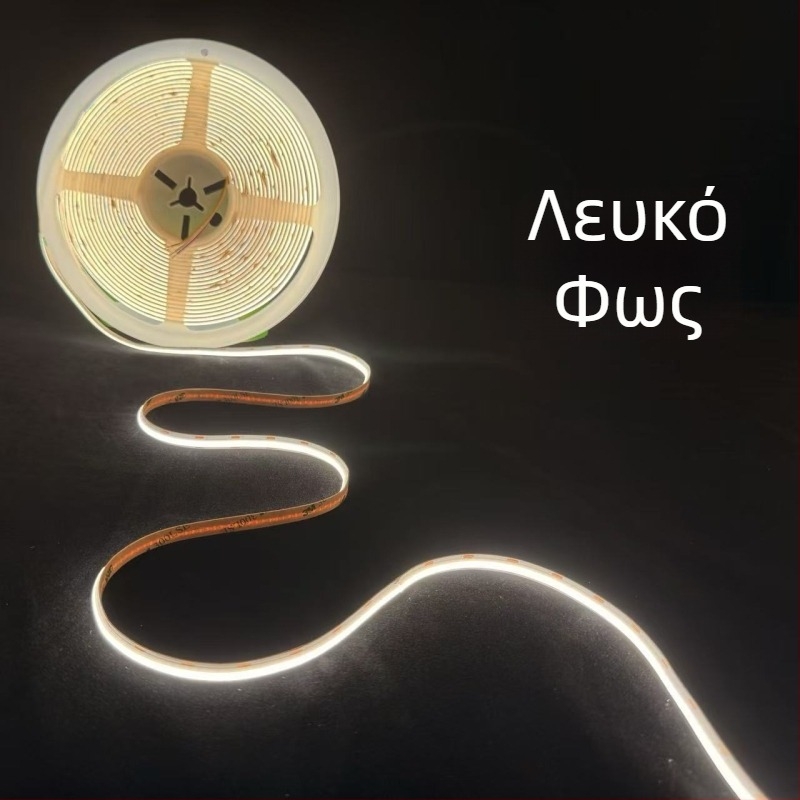 Cob LED ταινία, χαμηλής τάσης, γραμμική, ενσωματωμένη, αυτοκόλλητη, 24V εσωτερικός φωτισμός οροφής για σαλόνι