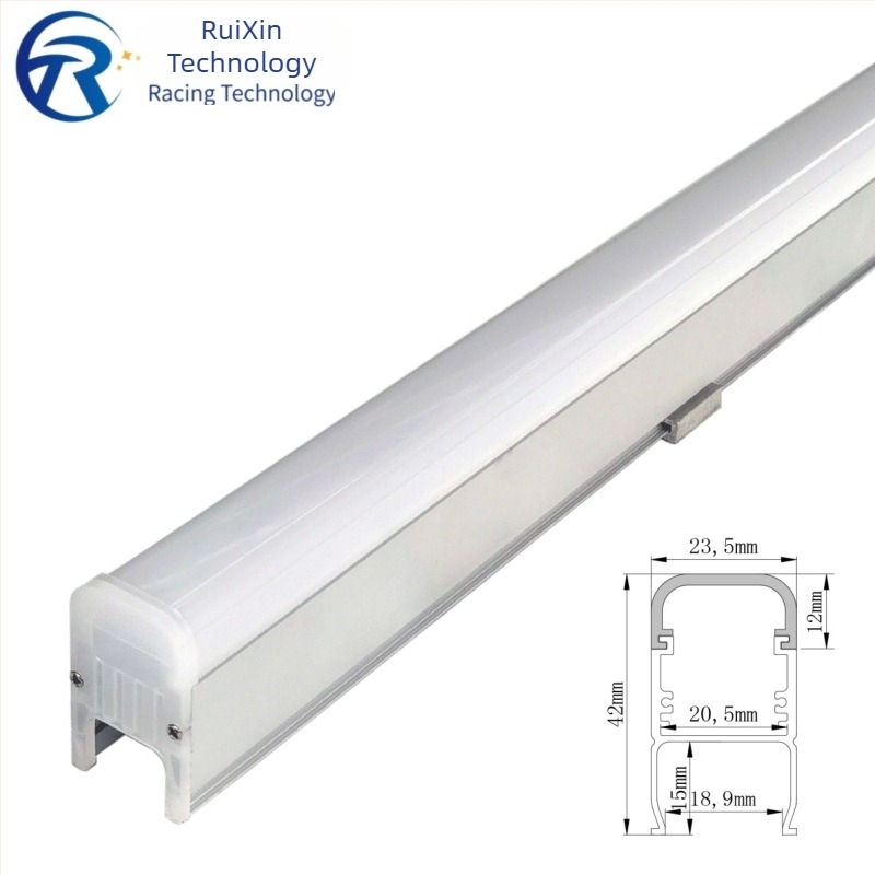 LED εξωτερικός γραμμικός φωτισμός, αδιάβροχο RGB περίγραμμα φως για εξωτερικούς τοίχους και σωλήνες κιγκλίδας