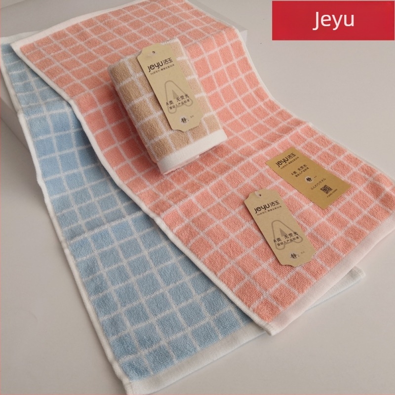 Jieyu παιδική πετσέτα, απορροφητική, τετράγωνο μοτίο με πρόσωπο αγγέλου, J0024T