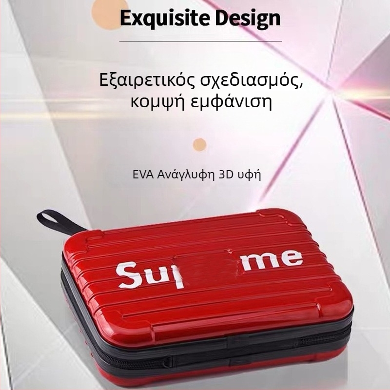 Θήκη αποθήκευσης κομμωτικής με σκληρό περίβλημα και ζώνη μέσης, ψαλίδια και ηλεκτρικό εργαλείο περιποίησης μαλλιών