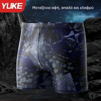 Ανδρικά μαγιό σορτσάκια με γρήγορο στέγνωμα, μεγάλο μέγεθος, φλοράλ εκτύπωση, πολυεστέρας